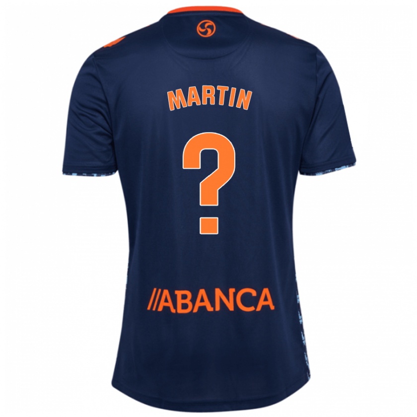 Kandiny Niño Camiseta Pablo Martín #0 Azul Marino 2ª Equipación 2024/25 La Camisa Chile