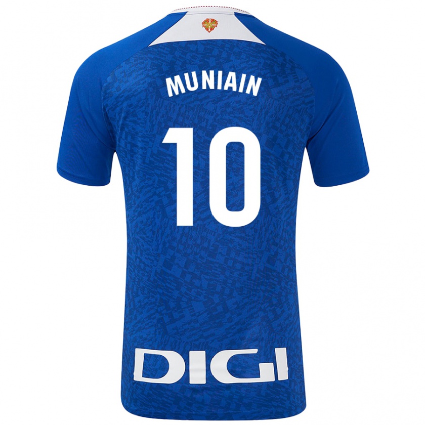 Kandiny Niño Camiseta Iker Muniain #10 Azul Real 2ª Equipación 2024/25 La Camisa Chile