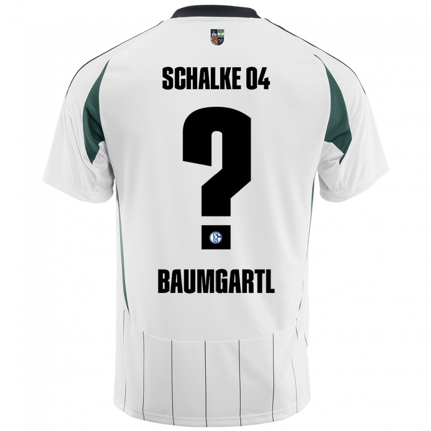 Kandiny Niño Camiseta Timo Baumgartl #0 Blanco Verde 2ª Equipación 2024/25 La Camisa Chile