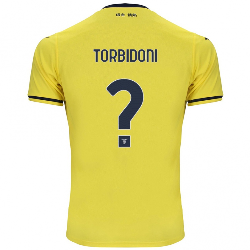 Kandiny Niño Camiseta Marco Torbidoni #0 Amarillo 2ª Equipación 2024/25 La Camisa Chile