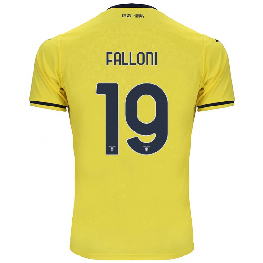 Kandiny Niño Camiseta Ludovica Falloni #19 Amarillo 2ª Equipación 2024/25 La Camisa Chile