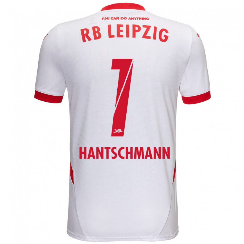 Kandiny Hombre Camiseta Franz Hantschmann #1 Blanco Rojo 1ª Equipación 2024/25 La Camisa Chile