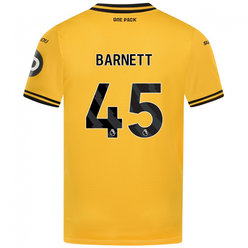 Kandiny Hombre Camiseta Ty Barnett #45 Amarillo 1ª Equipación 2024/25 La Camisa Chile