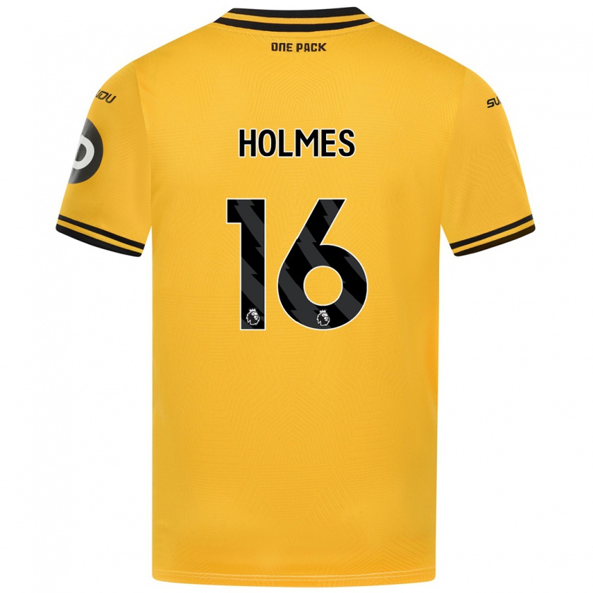 Kandiny Hombre Camiseta Summer Holmes #16 Amarillo 1ª Equipación 2024/25 La Camisa Chile