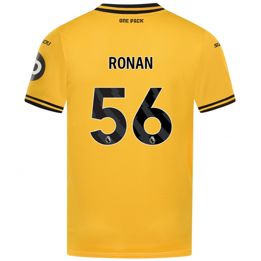 Kandiny Hombre Camiseta Connor Ronan #56 Amarillo 1ª Equipación 2024/25 La Camisa Chile