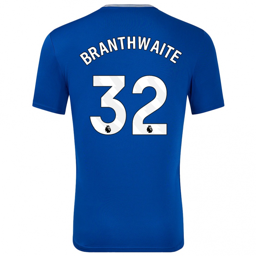 Kandiny Hombre Camiseta Jarrad Branthwaite #32 Azul Con 1ª Equipación 2024/25 La Camisa Chile