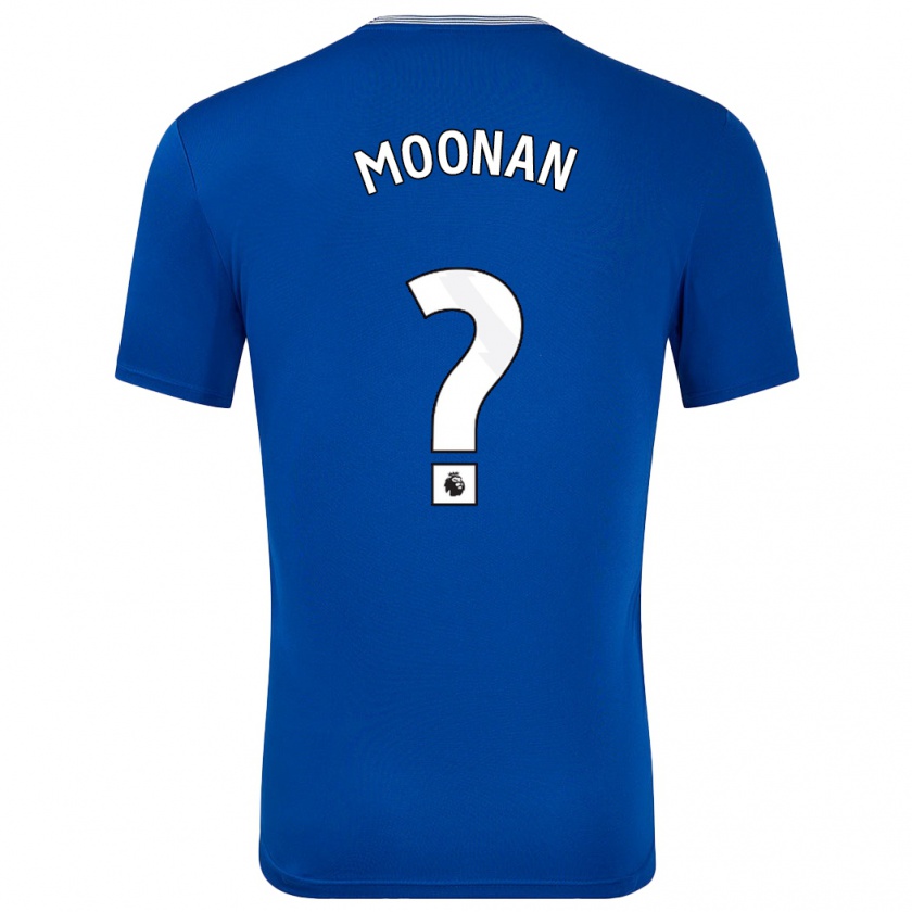 Kandiny Hombre Camiseta Bradley Moonan #0 Azul Con 1ª Equipación 2024/25 La Camisa Chile