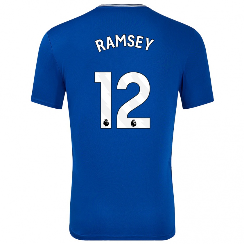 Kandiny Hombre Camiseta Emily Ramsey #12 Azul Con 1ª Equipación 2024/25 La Camisa Chile