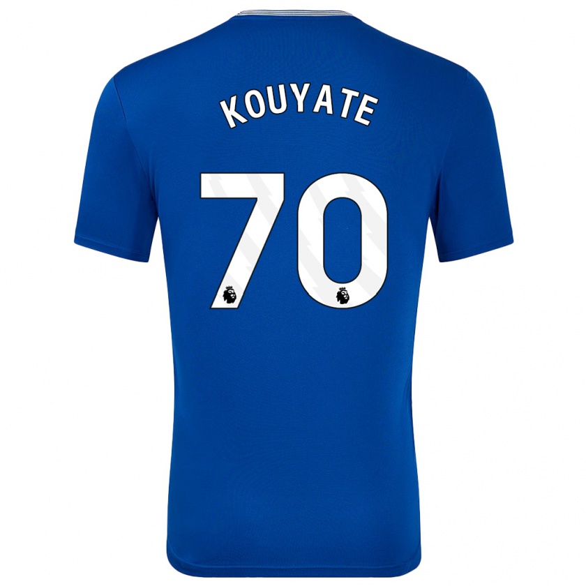 Kandiny Hombre Camiseta Katia Kouyate #70 Azul Con 1ª Equipación 2024/25 La Camisa Chile