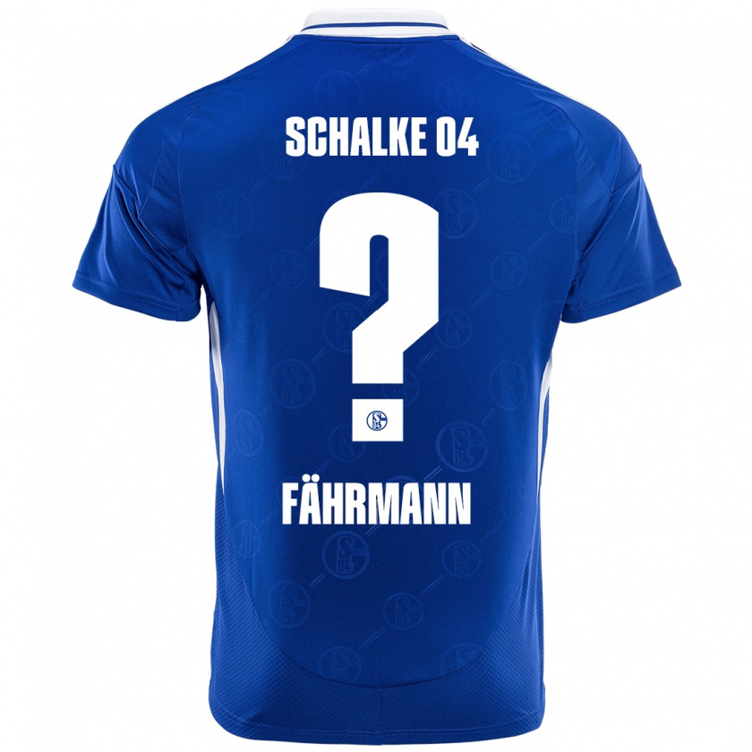 Kandiny Hombre Camiseta Ralf Fährmann #0 Azul Real 1ª Equipación 2024/25 La Camisa Chile