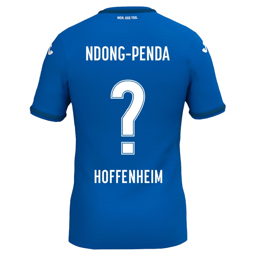 Kandiny Hombre Camiseta Maxime Ndong-Penda #0 Azul Real 1ª Equipación 2024/25 La Camisa Chile