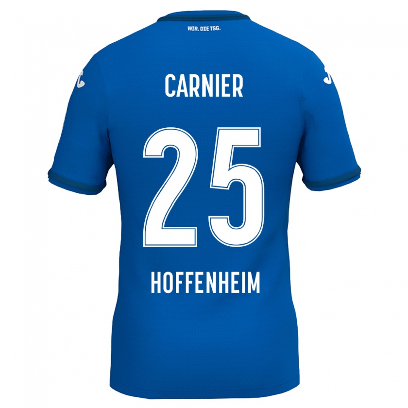 Kandiny Hombre Camiseta Alekseï Carnier #25 Azul Real 1ª Equipación 2024/25 La Camisa Chile