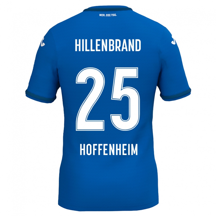 Kandiny Hombre Camiseta Jack Hillenbrand #25 Azul Real 1ª Equipación 2024/25 La Camisa Chile