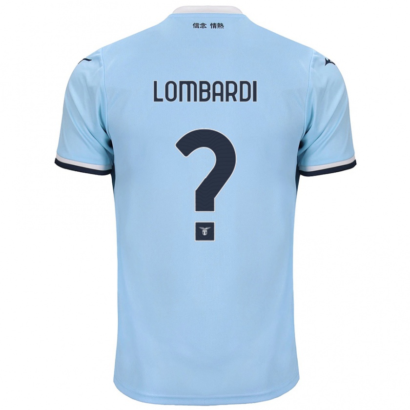 Kandiny Hombre Camiseta Pierlorenzo Lombardi #0 Azul 1ª Equipación 2024/25 La Camisa Chile