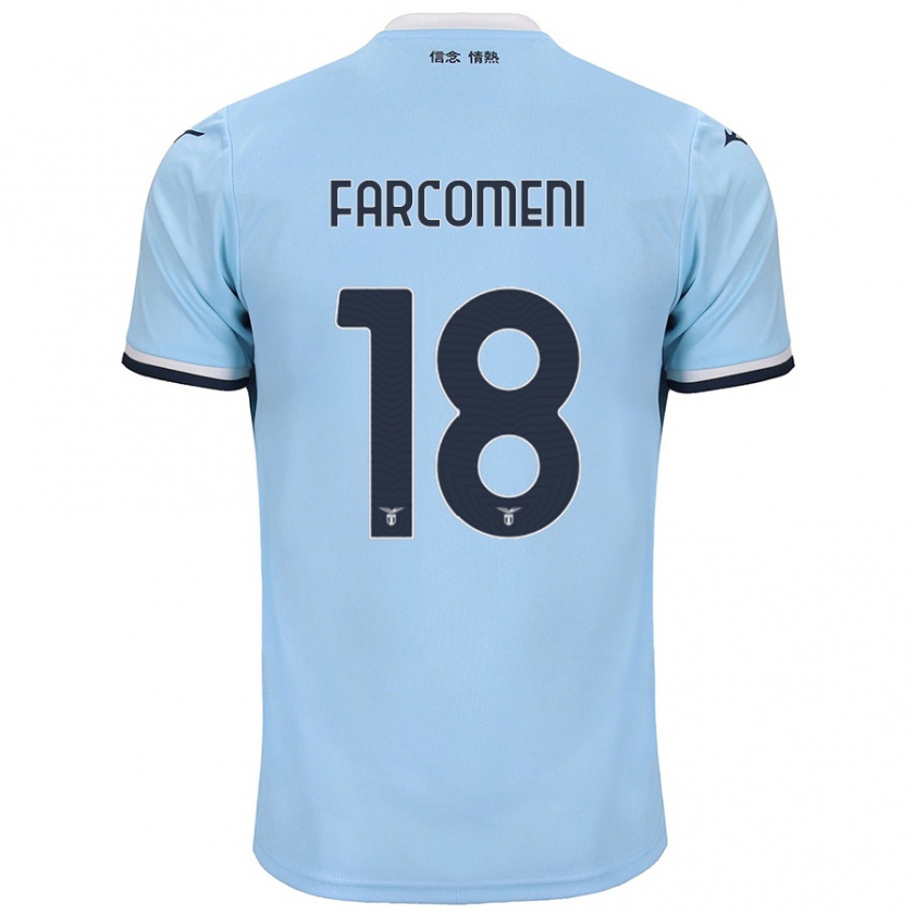 Kandiny Hombre Camiseta Valerio Farcomeni #18 Azul 1ª Equipación 2024/25 La Camisa Chile