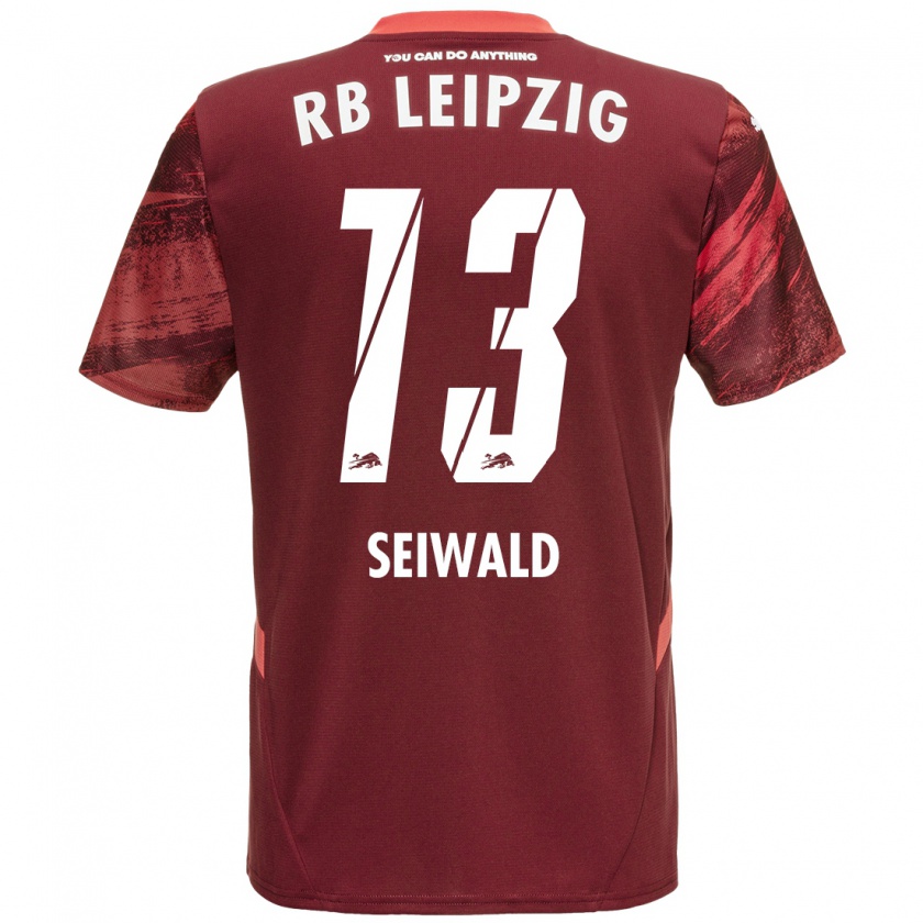 Kandiny Hombre Camiseta Nicolas Seiwald #13 Borgoña 2ª Equipación 2024/25 La Camisa Chile