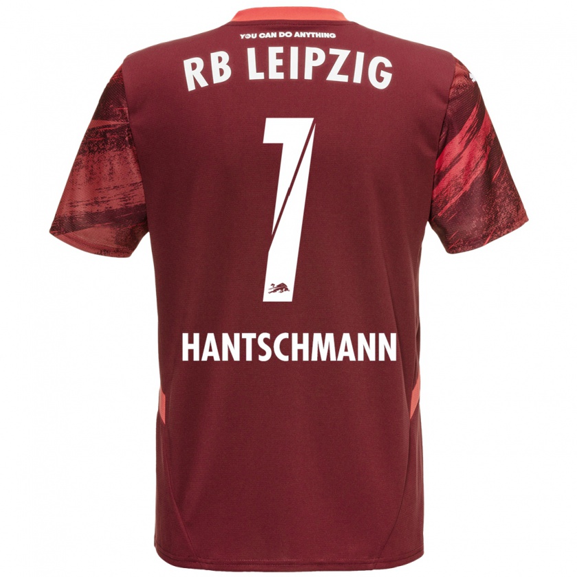 Kandiny Hombre Camiseta Franz Hantschmann #1 Borgoña 2ª Equipación 2024/25 La Camisa Chile