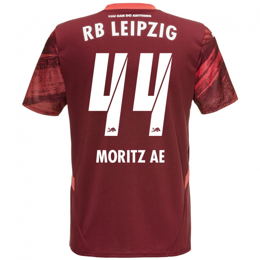 Kandiny Hombre Camiseta Moritz Aé #44 Borgoña 2ª Equipación 2024/25 La Camisa Chile