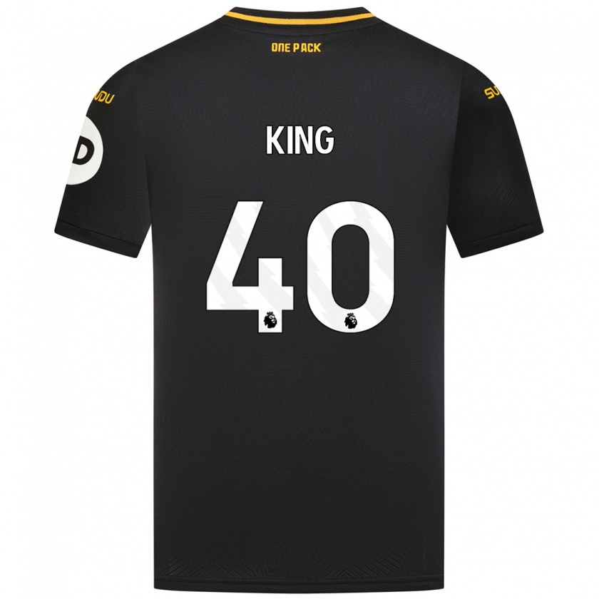 Kandiny Hombre Camiseta Tom King #40 Negro 2ª Equipación 2024/25 La Camisa Chile