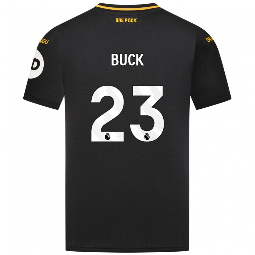 Kandiny Hombre Camiseta Alex Buck #23 Negro 2ª Equipación 2024/25 La Camisa Chile