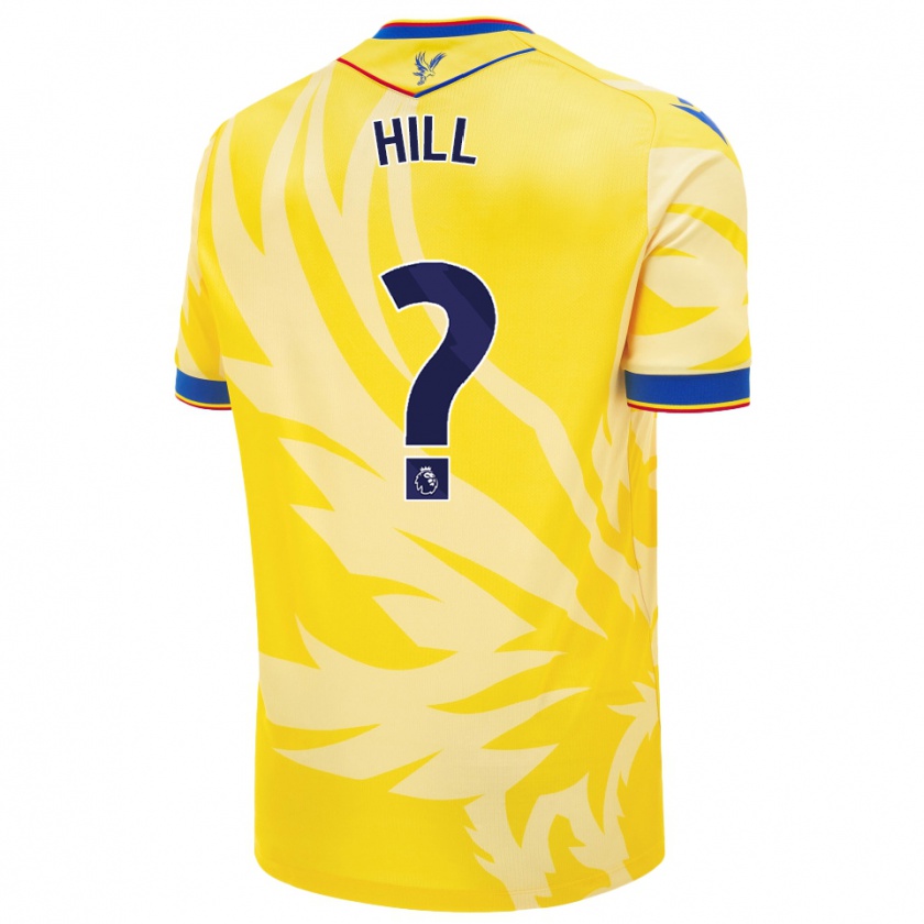 Kandiny Hombre Camiseta Marcus Hill #0 Amarillo 2ª Equipación 2024/25 La Camisa Chile