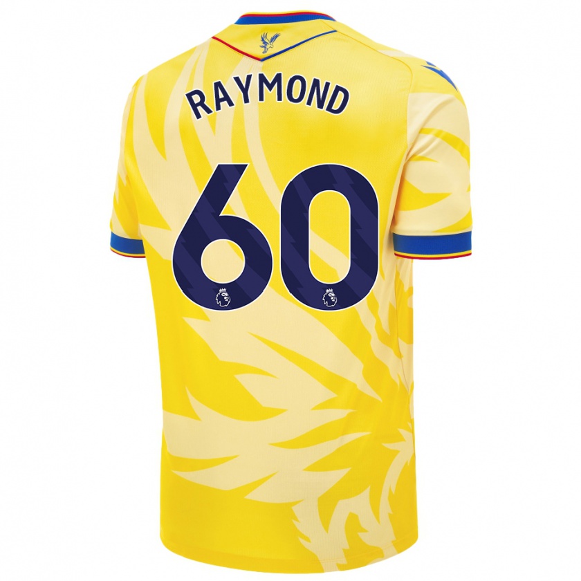 Kandiny Hombre Camiseta Jadan Raymond #60 Amarillo 2ª Equipación 2024/25 La Camisa Chile