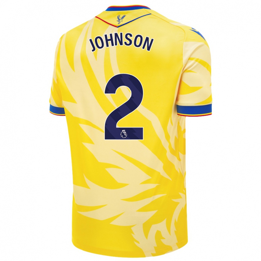 Kandiny Hombre Camiseta Annabel Johnson #2 Amarillo 2ª Equipación 2024/25 La Camisa Chile