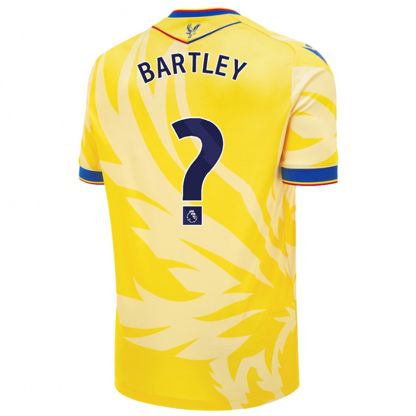 Kandiny Hombre Camiseta Ryan Bartley #0 Amarillo 2ª Equipación 2024/25 La Camisa Chile