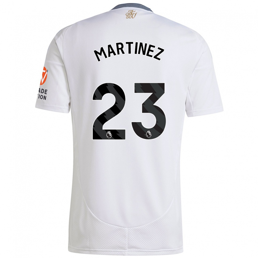 Kandiny Hombre Camiseta Emiliano Martínez #23 Blanco 2ª Equipación 2024/25 La Camisa Chile