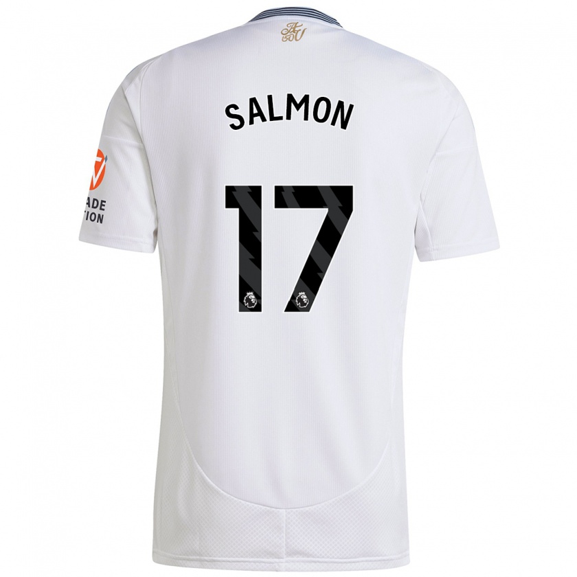 Kandiny Hombre Camiseta Ebony Salmon #17 Blanco 2ª Equipación 2024/25 La Camisa Chile