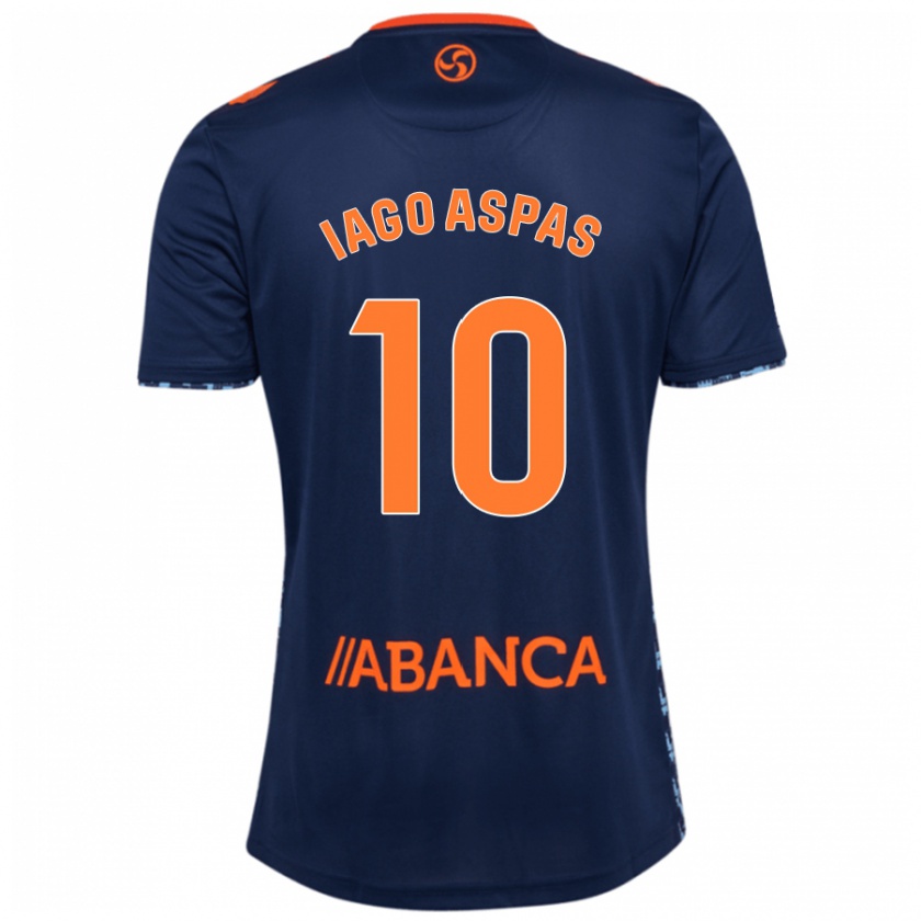 Kandiny Hombre Camiseta Iago Aspas #10 Azul Marino 2ª Equipación 2024/25 La Camisa Chile