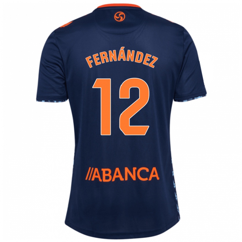 Kandiny Hombre Camiseta Manu Fernández #12 Azul Marino 2ª Equipación 2024/25 La Camisa Chile