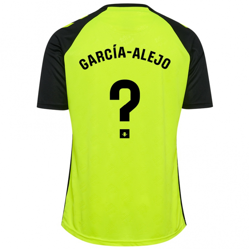 Kandiny Hombre Camiseta Raúl García-Alejo #0 Amarillo Fluorescente Negro 2ª Equipación 2024/25 La Camisa Chile