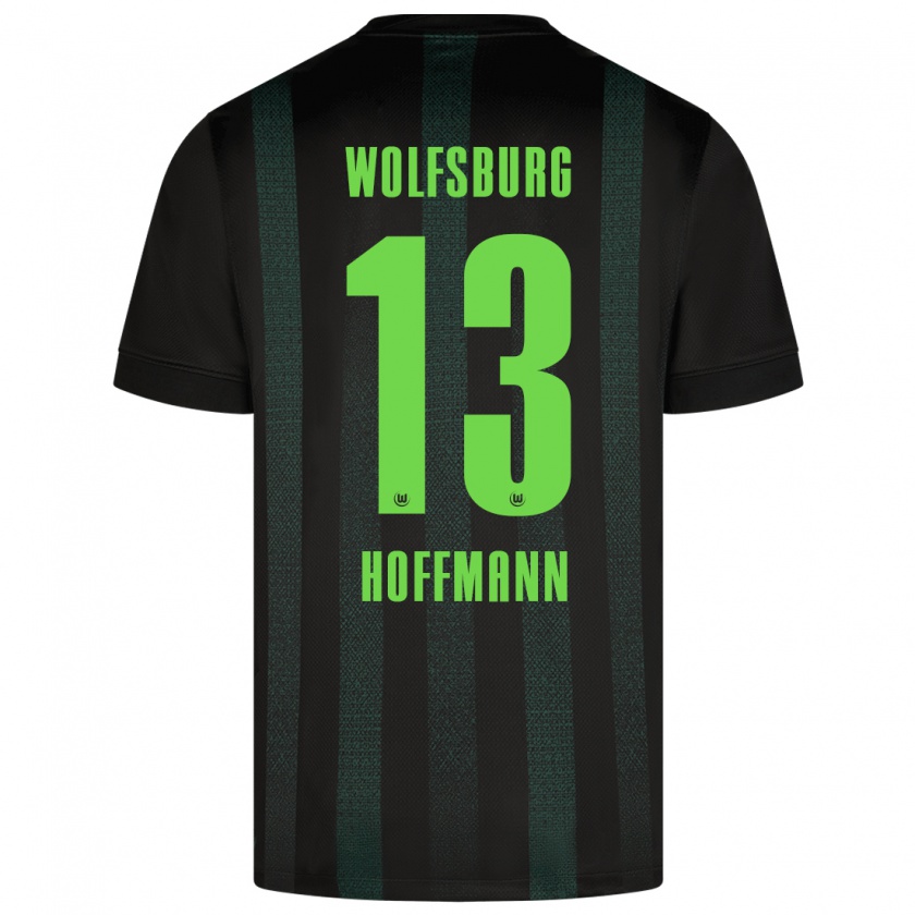 Kandiny Hombre Camiseta Nils Hoffmann #13 Verde Oscuro 2ª Equipación 2024/25 La Camisa Chile