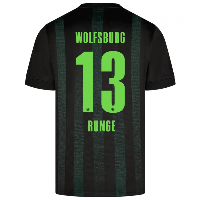 Kandiny Hombre Camiseta Mads Runge #13 Verde Oscuro 2ª Equipación 2024/25 La Camisa Chile