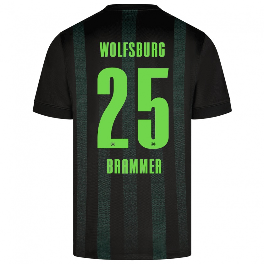 Kandiny Hombre Camiseta Ole Brammer #25 Verde Oscuro 2ª Equipación 2024/25 La Camisa Chile