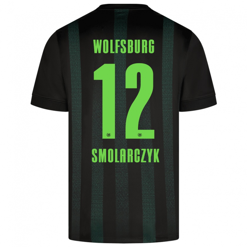 Kandiny Hombre Camiseta Nelly Smolarczyk #12 Verde Oscuro 2ª Equipación 2024/25 La Camisa Chile