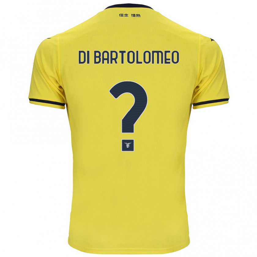 Kandiny Hombre Camiseta Damiano Di Bartolomeo #0 Amarillo 2ª Equipación 2024/25 La Camisa Chile