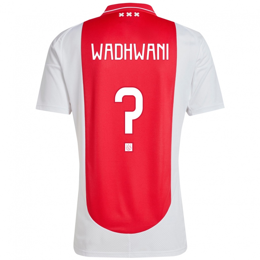 Kandiny Mujer Camiseta Shivay Wadhwani #0 Rojo Blanco 1ª Equipación 2024/25 La Camisa Chile