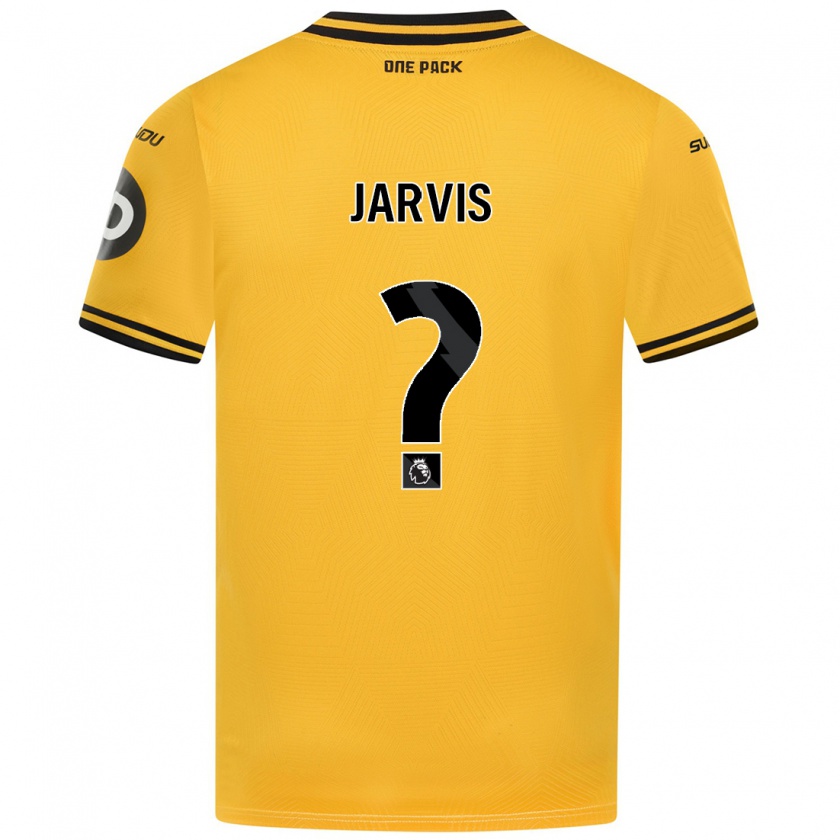 Kandiny Mujer Camiseta Ryan Jarvis #0 Amarillo 1ª Equipación 2024/25 La Camisa Chile