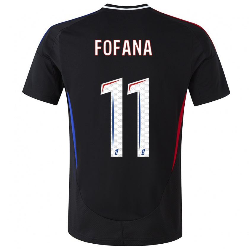 Kandiny Mujer Camiseta Malick Fofana #11 Negro 2ª Equipación 2024/25 La Camisa Chile