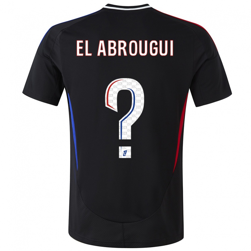 Kandiny Mujer Camiseta Wassim El Abrougui #0 Negro 2ª Equipación 2024/25 La Camisa Chile