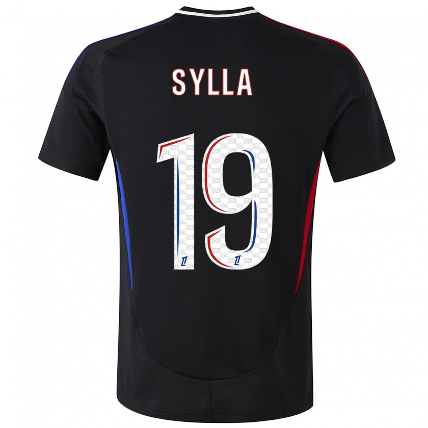 Kandiny Mujer Camiseta Kysha Sylla #19 Negro 2ª Equipación 2024/25 La Camisa Chile