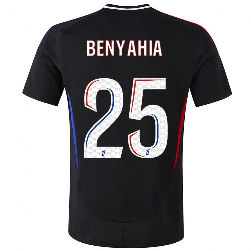 Kandiny Mujer Camiseta Ines Benyahia #25 Negro 2ª Equipación 2024/25 La Camisa Chile