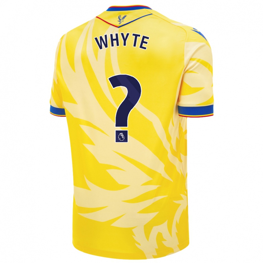 Kandiny Mujer Camiseta Tyler Whyte #0 Amarillo 2ª Equipación 2024/25 La Camisa Chile