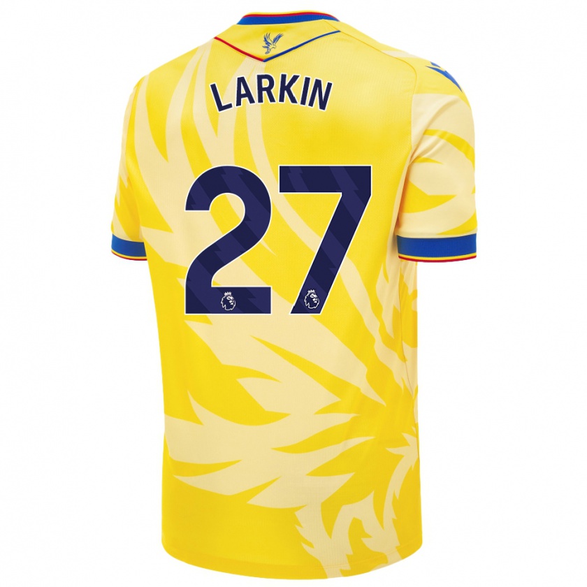 Kandiny Mujer Camiseta Abbie Larkin #27 Amarillo 2ª Equipación 2024/25 La Camisa Chile