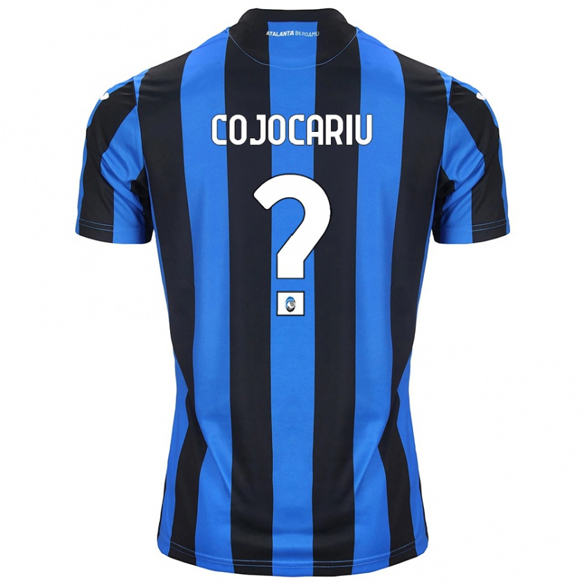 Kandiny Niño Camiseta Raul Cojocariu #0 Azul Negro 1ª Equipación 2024/25 La Camisa Chile