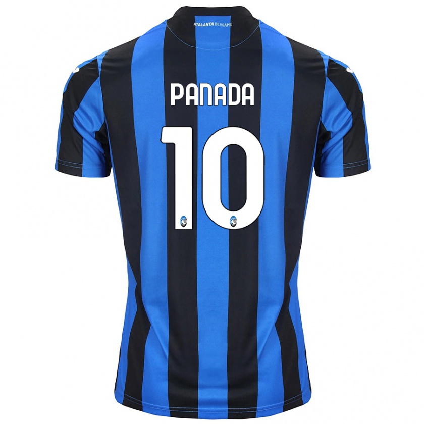 Kandiny Niño Camiseta Simone Panada #10 Azul Negro 1ª Equipación 2024/25 La Camisa Chile