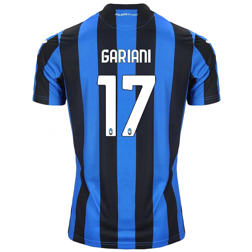 Kandiny Niño Camiseta Niccolò Gariani #17 Azul Negro 1ª Equipación 2024/25 La Camisa Chile