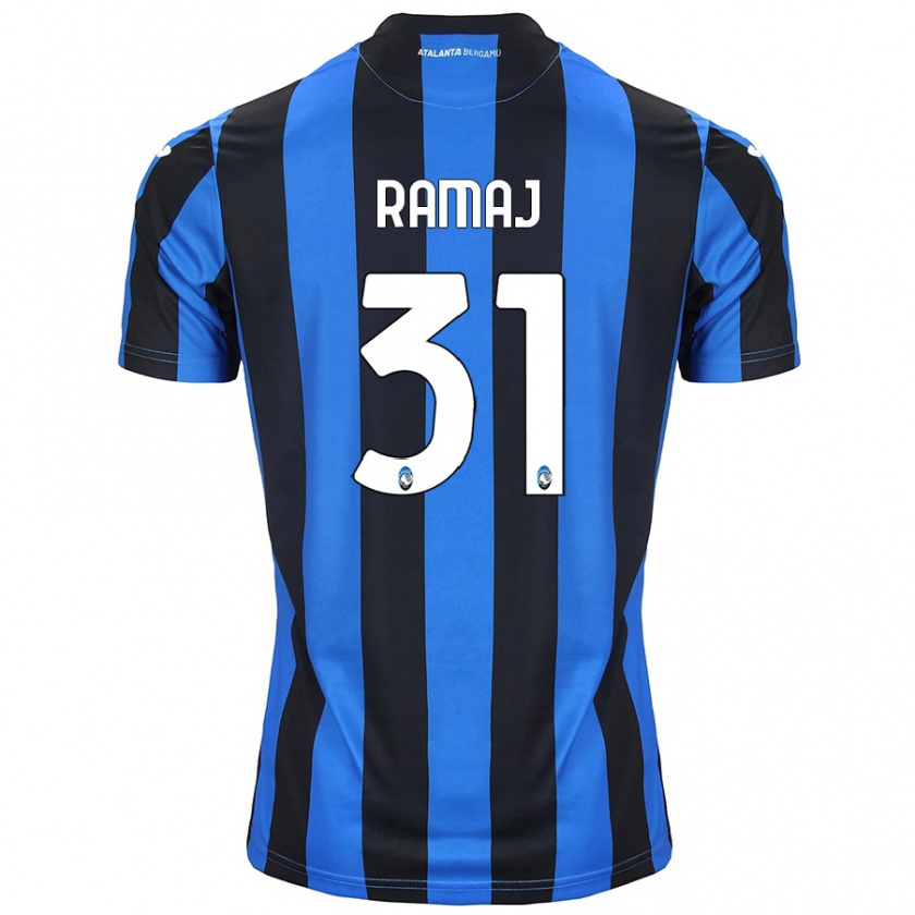 Kandiny Niño Camiseta Gabriel Ramaj #31 Azul Negro 1ª Equipación 2024/25 La Camisa Chile